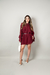 VESTIDO CHIFON BOHO COM BABADO OMBRO - loja online