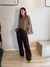CALÇA RAMIE MARROM BARBARA - comprar online