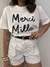 T-SHIRT 100% ALGODÃO BIANCA MERCI MILLE FOIS na internet