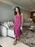 VESTIDO LAVIAN MIDI ROSA AMETISTA - comprar online