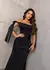 VESTIDO ACETINADO OMBRO - comprar online