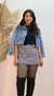 Short Saia Cinto Xadrez