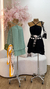 Vestido Curto com Babados e Alça em V - ByThaina