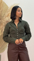 Cropped Tricoline Manga Longa - comprar online