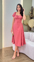Vestido Midi Camponesa Com Fenda na internet
