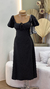 Vestido Midi Camponesa Com Fenda - ByThaina