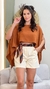 Bata com Top Crepe Duna - comprar online