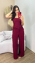 Imagem do Conjunto Cropped Sem Alça e Calça Pantalona em Alfaiataria Marrant