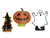Decoração de mesa para Festa Halloween - 6 unidades na internet