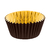 Forminha Laminada Marrom com Dourado Goumert Brigadeiro N°4 - 100 Uni Regina Festas - Inspire sua Festa Loja