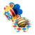 Forminha Bombons Doces Finos Festa Circo 30 un Piffer Festas - Inspire sua Festa Loja sweet - comprar online