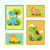 4 Quadrinhos Quadros Impressos Festa Dino Baby Dinossauro 35,9 x 26,6 cm Piffer - Inspire sua Festa Loja
