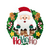 Guirlanda Natalina Natal Papai Noel HO HO HO EVA 28,5 x 16,5 cm Piffer - Inspire sua Festa Loja - comprar online