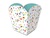 Cachepot de Papel Pequeno Festa Colors Confetti 4 Uni Regina Festas - Inspire sua Festa Loja - comprar online
