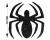 Aplique Homem Aranha EVA Preto 10 cm 4 Uni Vivarte - Inspire sua Festa Loja - comprar online
