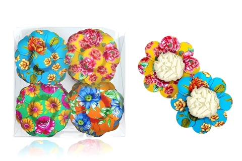 Forminha para doces Margarida Festa Junina Chita 40 Uni Plac Festas - Inspire sua Festa Loja - comprar online