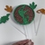 Topo de Bolo Palito Dinossauro 5 Peças EVA 15 cm Vivarte - Inspire sua Festa Loja