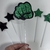 Topo de bolo Palito Hulk 5 Peças EVA Glitter 15 cm Vivarte - Inspire sua Festa na internet