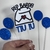 Topo Palito Flork Rep Bardei EVA Azul Vivarte - Inspire sua Festa Loja - loja online