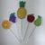 Topo Palito Fruta Tropical Kit 5 Peças EVA 15 cm Vivarte - Inspire sua Festa Loja - loja online