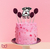 Topo Palito Flork Meme Bardei EVA Pink Vivarte - Inspire sua Festa Loja - comprar online