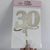 Imagem do 1 Topo Topper de Bolo Aniversário 30 anos Acrílico 21 x 14 cm Vivarte - Inspire sua Festa Loja