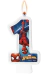 Vela numeral Homem Aranha número 1