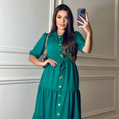 Vestido Midi Laura Verde - loja online