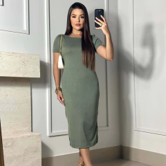 Vestido Canelado Babi - comprar online