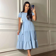 Vestido Três Marias Azul Celeste - loja online