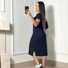 Vestido Canelado Babi na internet