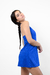 VESTIDO SIDNEY DRYFIT CALADO - AZUL FRANCIA en internet