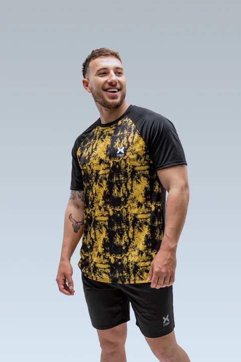 REMERA DRYFIT MALAGA - AMARILLA - comprar online