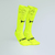 PAR DE MEDIAS FÚTBOL/HOCKEY DE NIÑOS - AMARILLO FLUOR