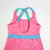VESTIDO BARCELONA - ROSA AZALEA COMBINADO - tienda online