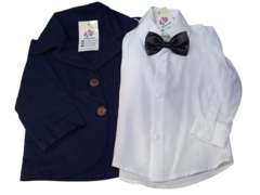 Roupa Esporte Fino Infantil Blazer Azul Menino Do 1 A 8 Anos na internet