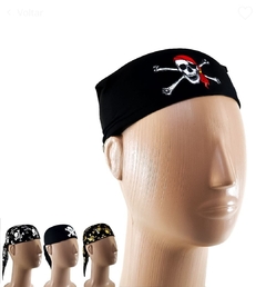 Touca Bandana Estampada Pirata - loja online