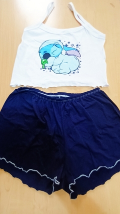 Pijama Curto Feminino Adulto Baby Doll E Short Liso