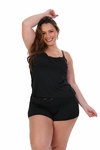 Baby Doll Plus Size com Renda