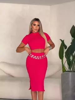 Conjunto Slim Canelado Selena