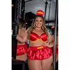 Fantasia Sexy Plus Size Com Bojo Bombeira