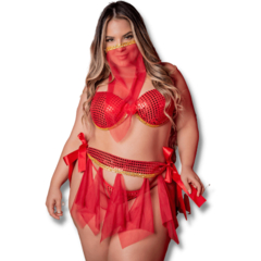 Fantasia Sexy Plus Size Com Bojo Feiticeira