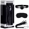 Kit Bondage Mordaça Venda Chicote Lovetoy Vipmix