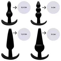 Kit Com 4 Plugs Anais Em Silicone Yaffa - comprar online