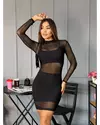 Conjunto Trio de Tule Preto
