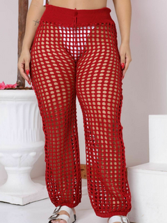 Calça Tricô Saída de Praia Furão