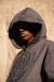 BIG HOOD ZIP [gray] - tienda online