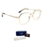 Armação de Grau Clip On Ferrati FE1006 04A Metal Dourado - comprar online