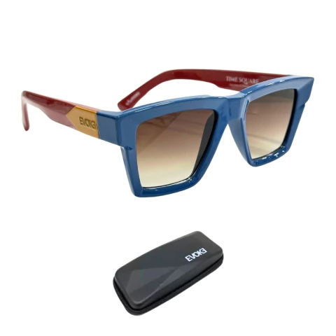 Óculos de Sol Evoke Time Square DC08 Blue Red Brown Gradient