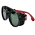 Óculos de sol Carrera 5046S 807 49QT Preto Vermelho - Óptica Beller 